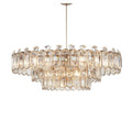 **Technische titel in het Nederlands: Elegant Hanglamp met Kristallen Hexagonontwerp**