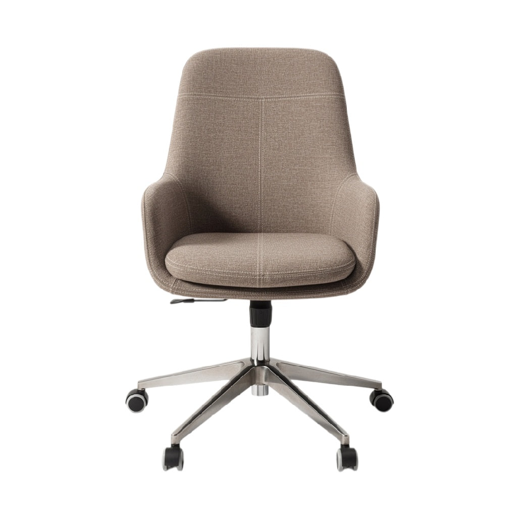 **Ergonomische draaistoel met zachte bekleding en verstelbare hoogte**